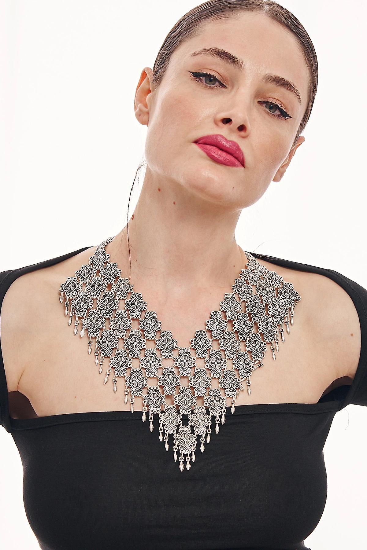 ZeyDor Wide Bohemian Necklace 6151