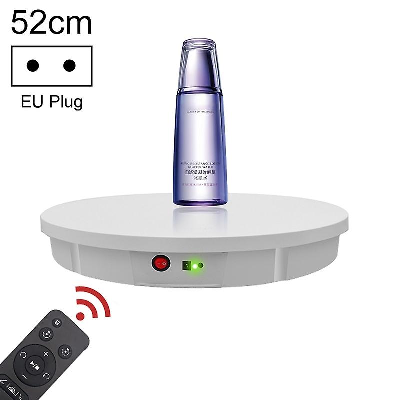52cm Remote Control Rotating Turntable 52cm, Charging Power, EU Plug