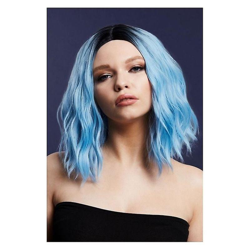 Fever Cara Wig Two Toned Blend Baby Blue 72029