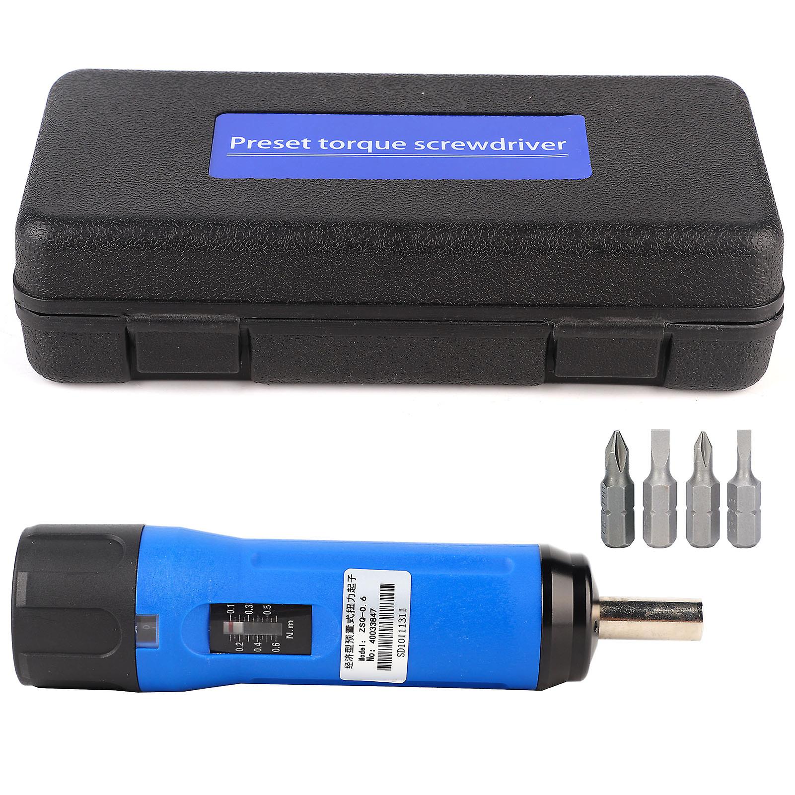Torque screwdriver preset function, suitable for electrical light industry manufacturing