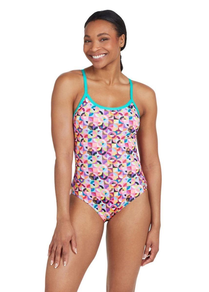 Zoggs Strikeback 泳装 - Rhythm Print - 女童