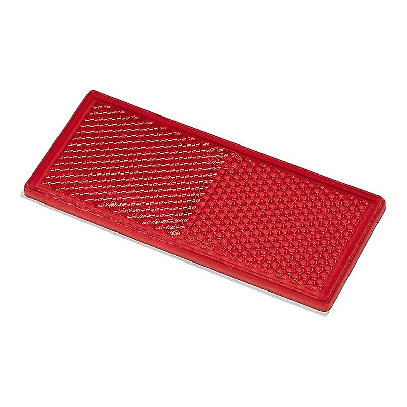 Reflector red 82x36mm self-adhesive