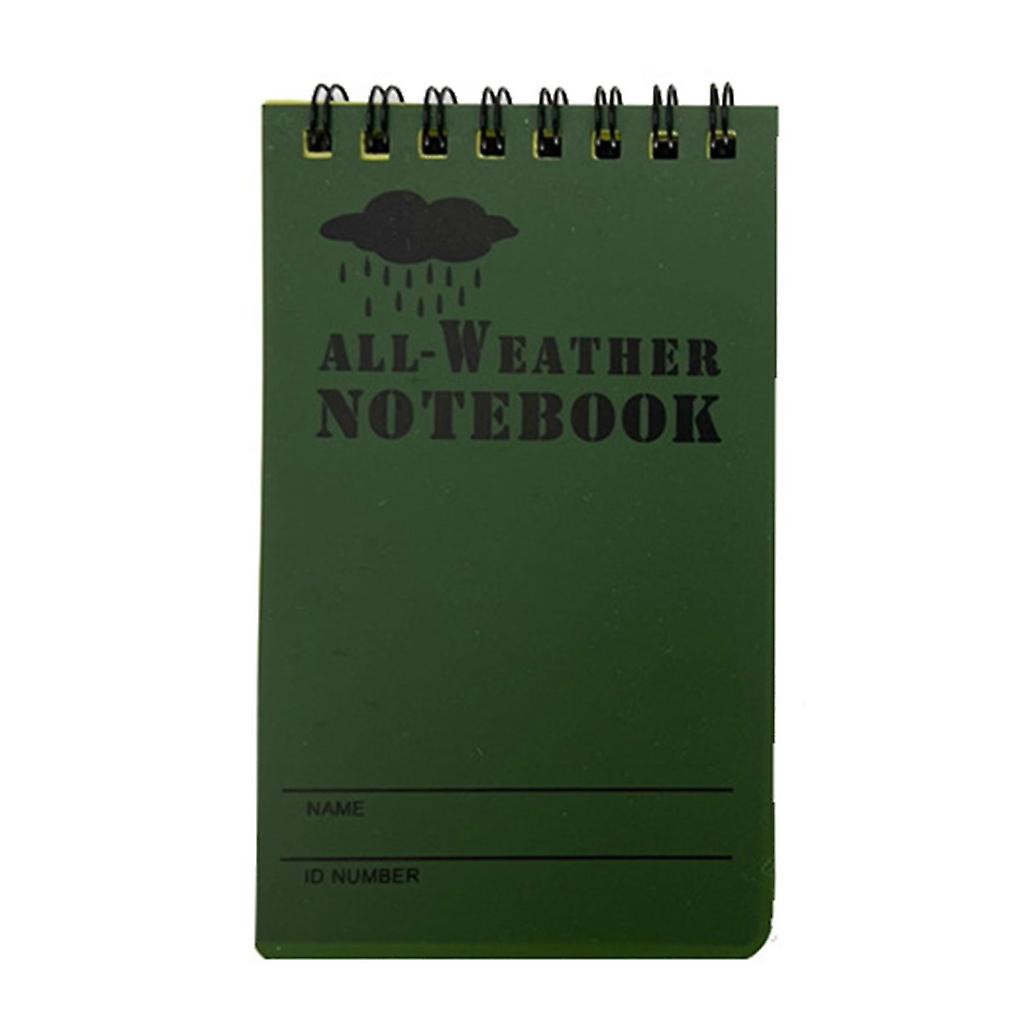 Paper Waterproof Spiral Notebook 35 inch Durable Notebook Waterproof Notepad
