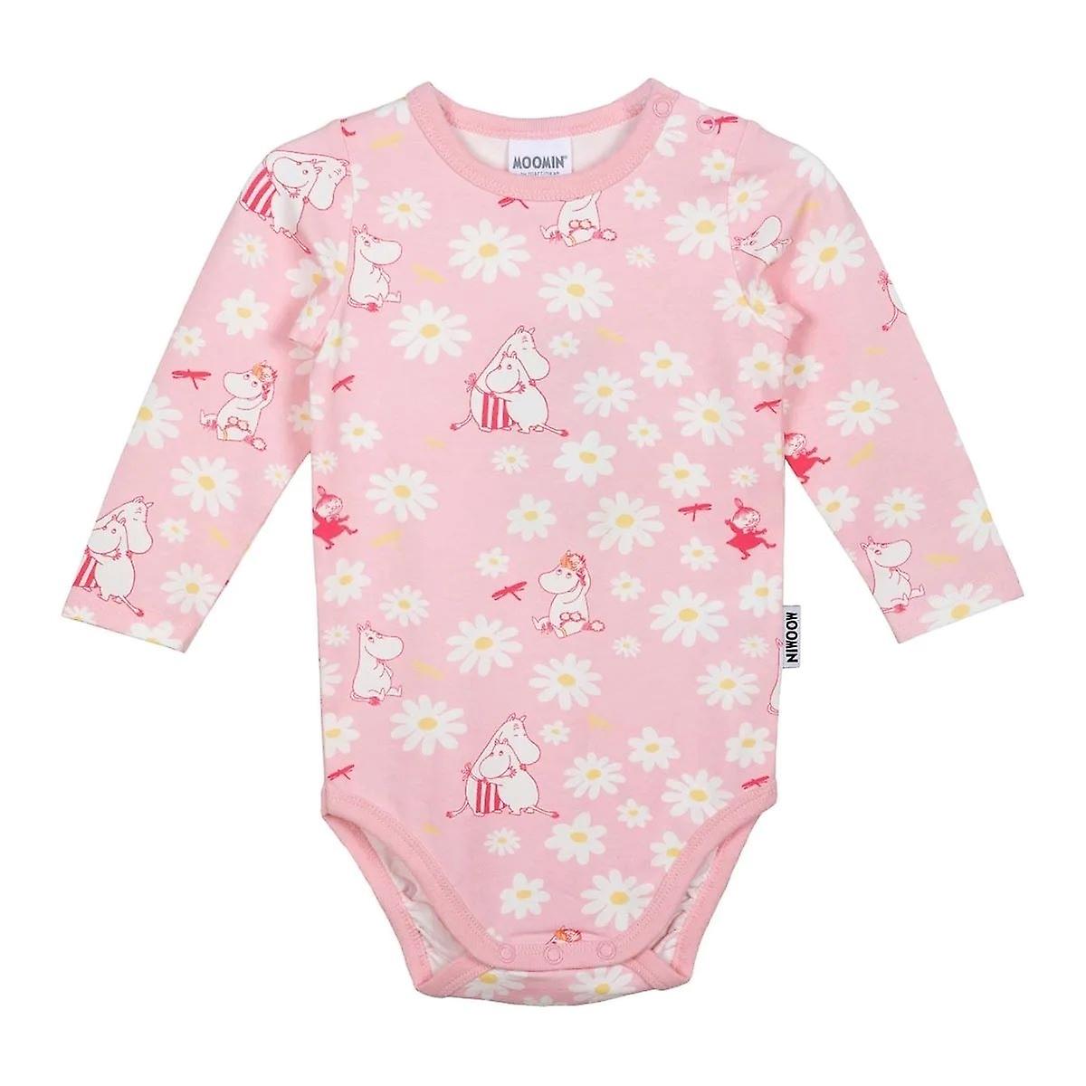 Moomin Meadow Flower kombinéza růžová