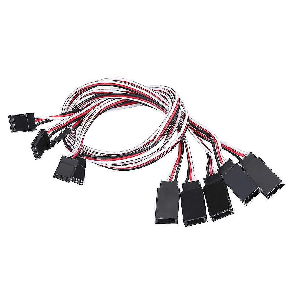 5Pcs RC Servo Extension Cable Set for JRFUTABA, with Core Wire Lead