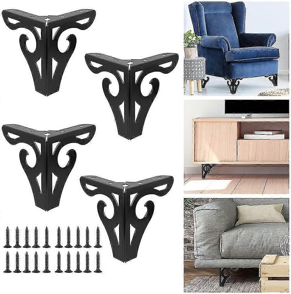 4st Soffben Metallmöbelbord StålFot Förkromad sida