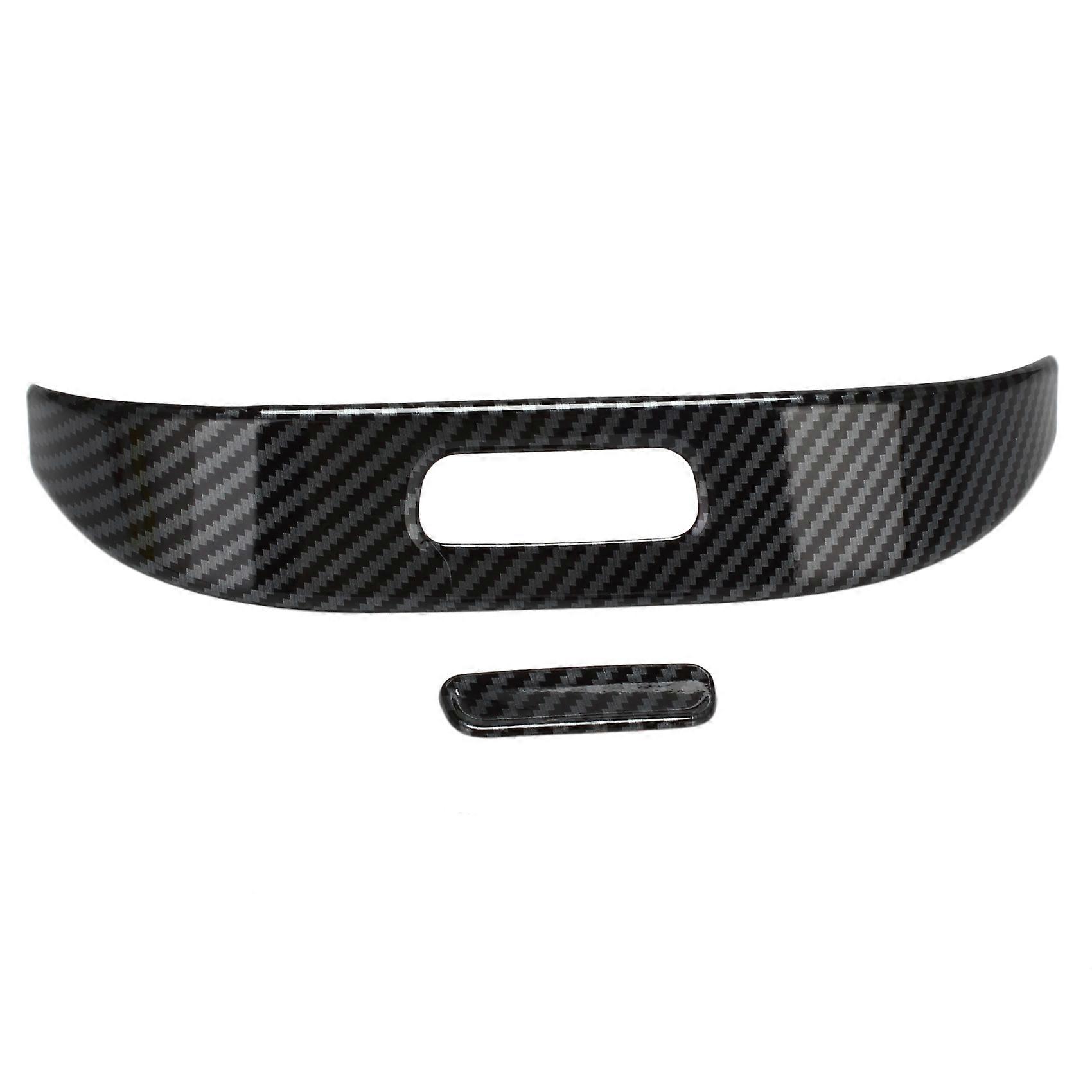 For Mercedes-Benz C-Class W206 C260 2022 Center Console Armrest Box Buttons Frame Decoration Sticker Trim Carbon Fiber
