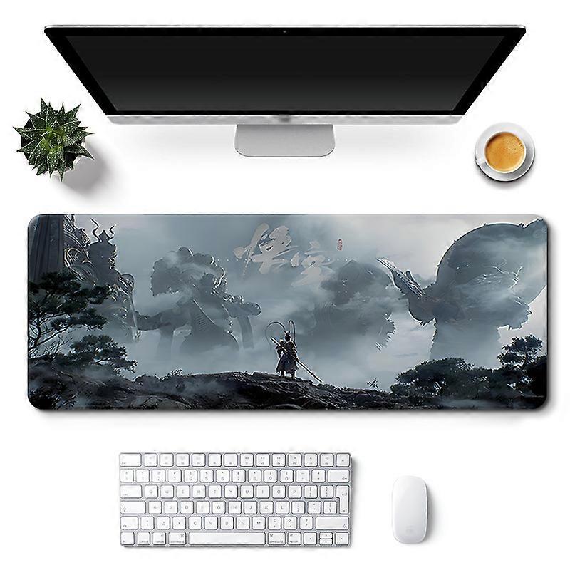 Super sized Black Myth Wukong Mouse Pad Gaming Esports Pad Computer Office Desk Pad Anti dirt and Anti slip Keyboard Pad