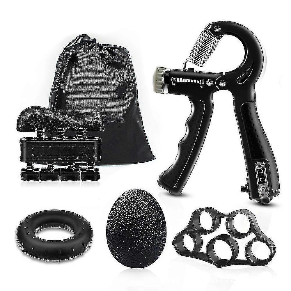 Hand Grip Strengthener With Adjustable Resistance, Hand Workout Squeezer