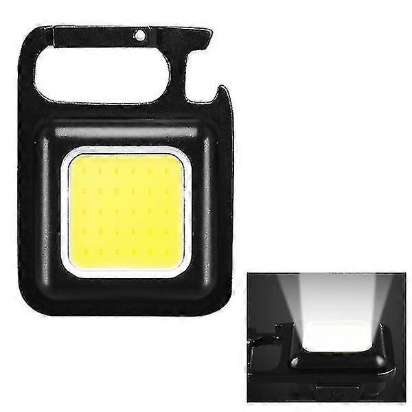 Usb Rechargeable Flashlight Led Work Light Portable Mini Flashlight Keychain Light High Power Flash Light Lantern