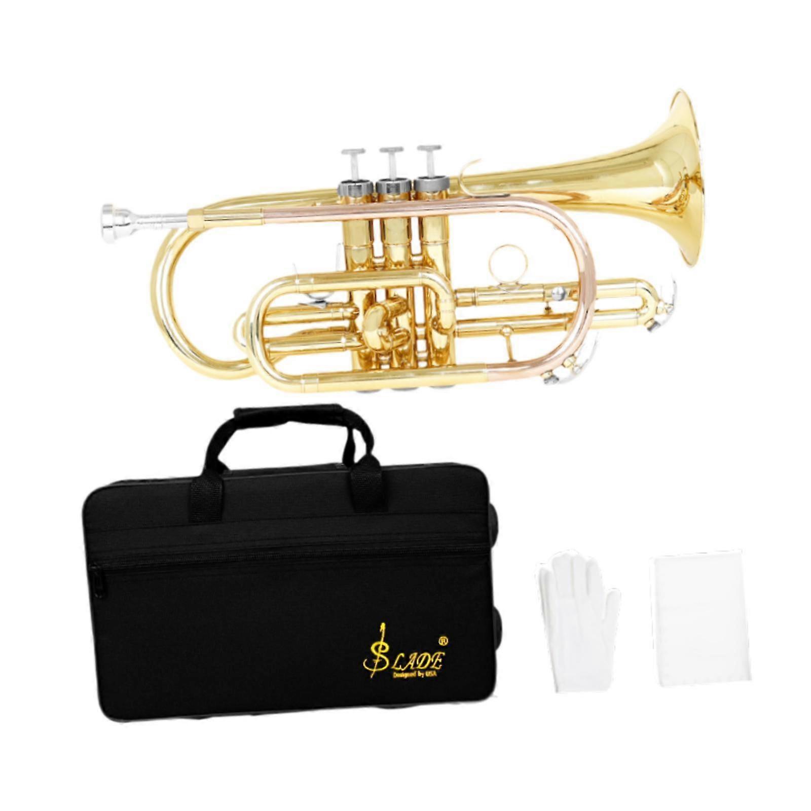 BB Trumpet Standard with Protective Carry Case for Children Student Beginner