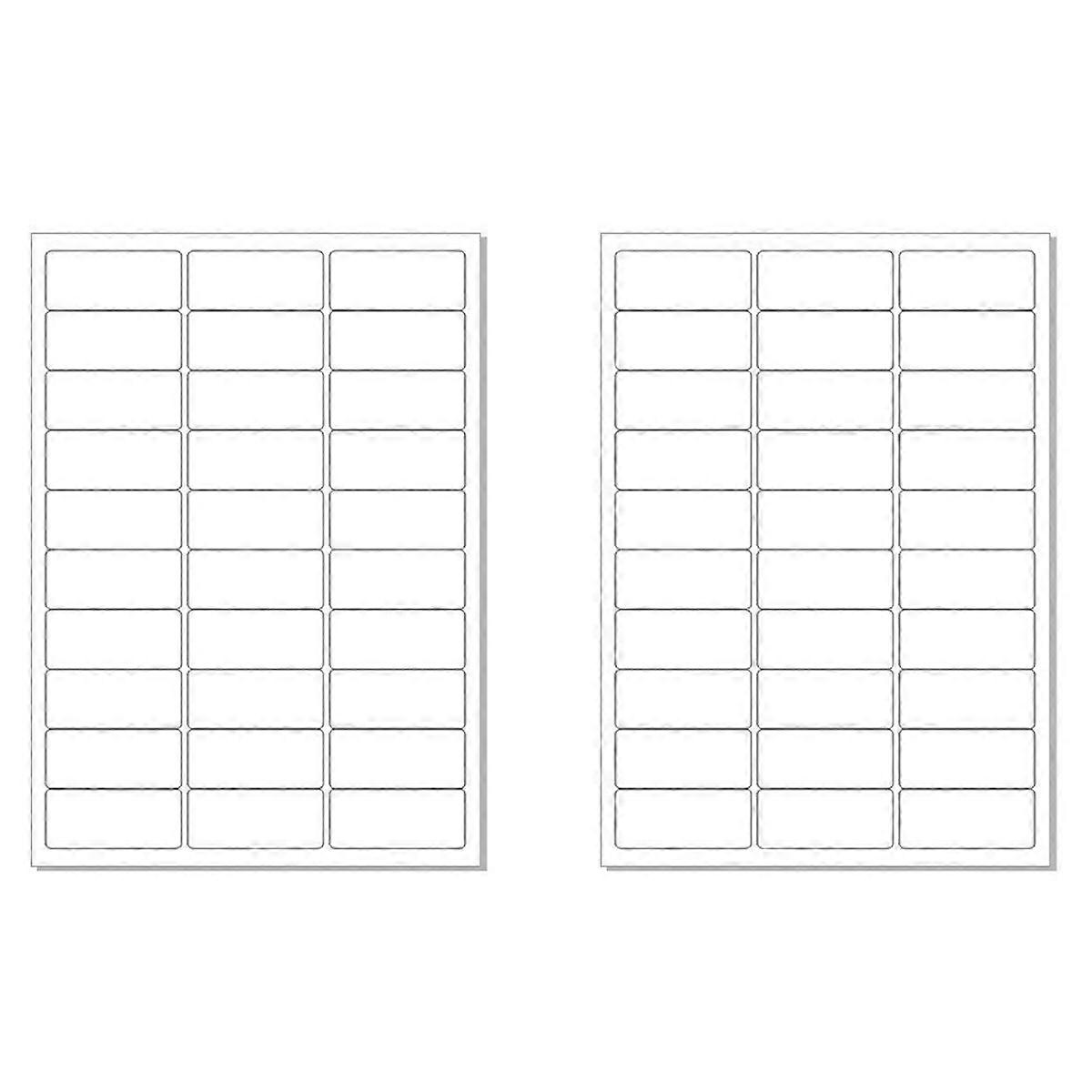 Labels 3000 Stickers 100 Sheets Address Labels Mailing Labels For Laser And Injet Printers