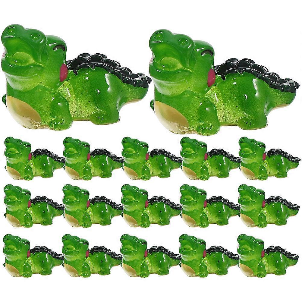 20Pcs Mini Crocodile Craft Tiny Crocodile Figurine Mini Crocodile Statue Small Animal Decoration