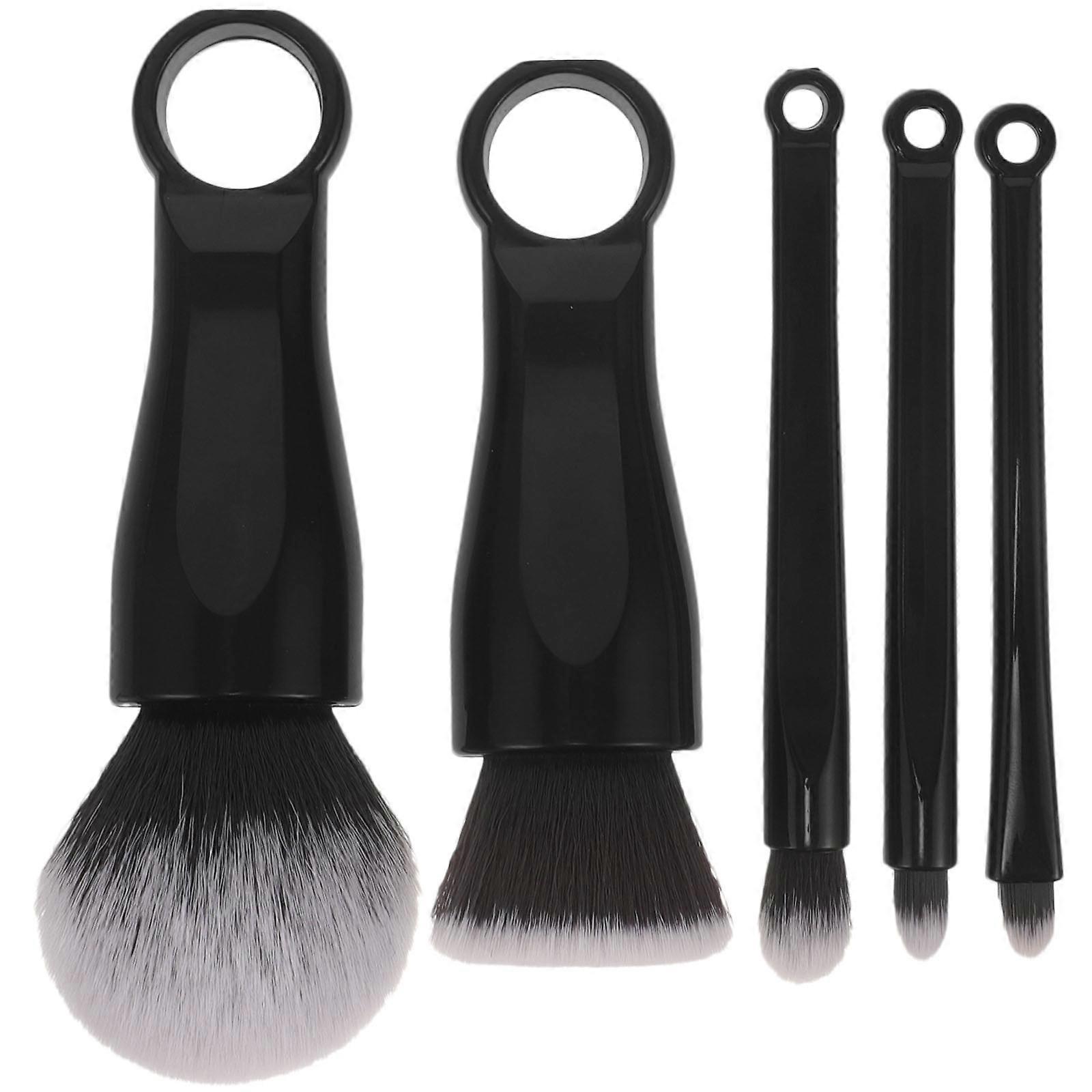 5pcs Makeup Brushes Foundation Powder Brushes Cosmetics Brushes Portable Makeup Tools