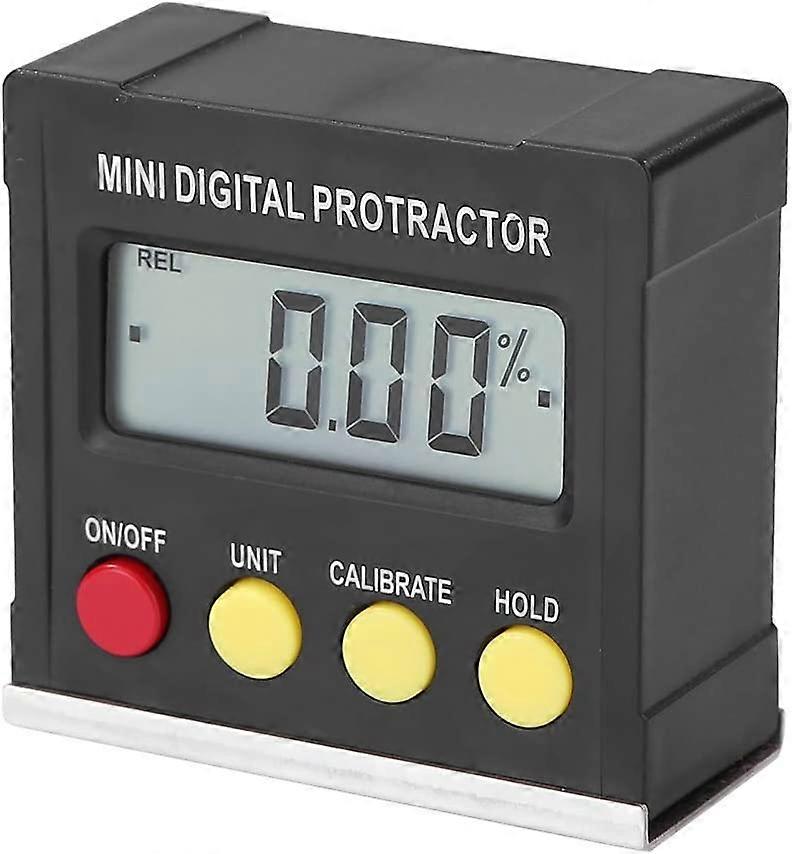 Mini Electronic Digital Inclinometer With Tilt Level And Magnetic Angle Protractor