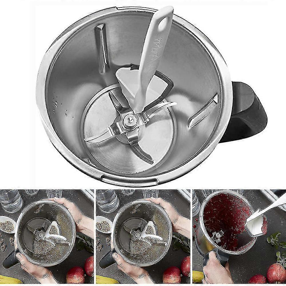 Bimirth Reusable Kitchen Rotating Spatula Multipurpose Blender Cleaning Scraper