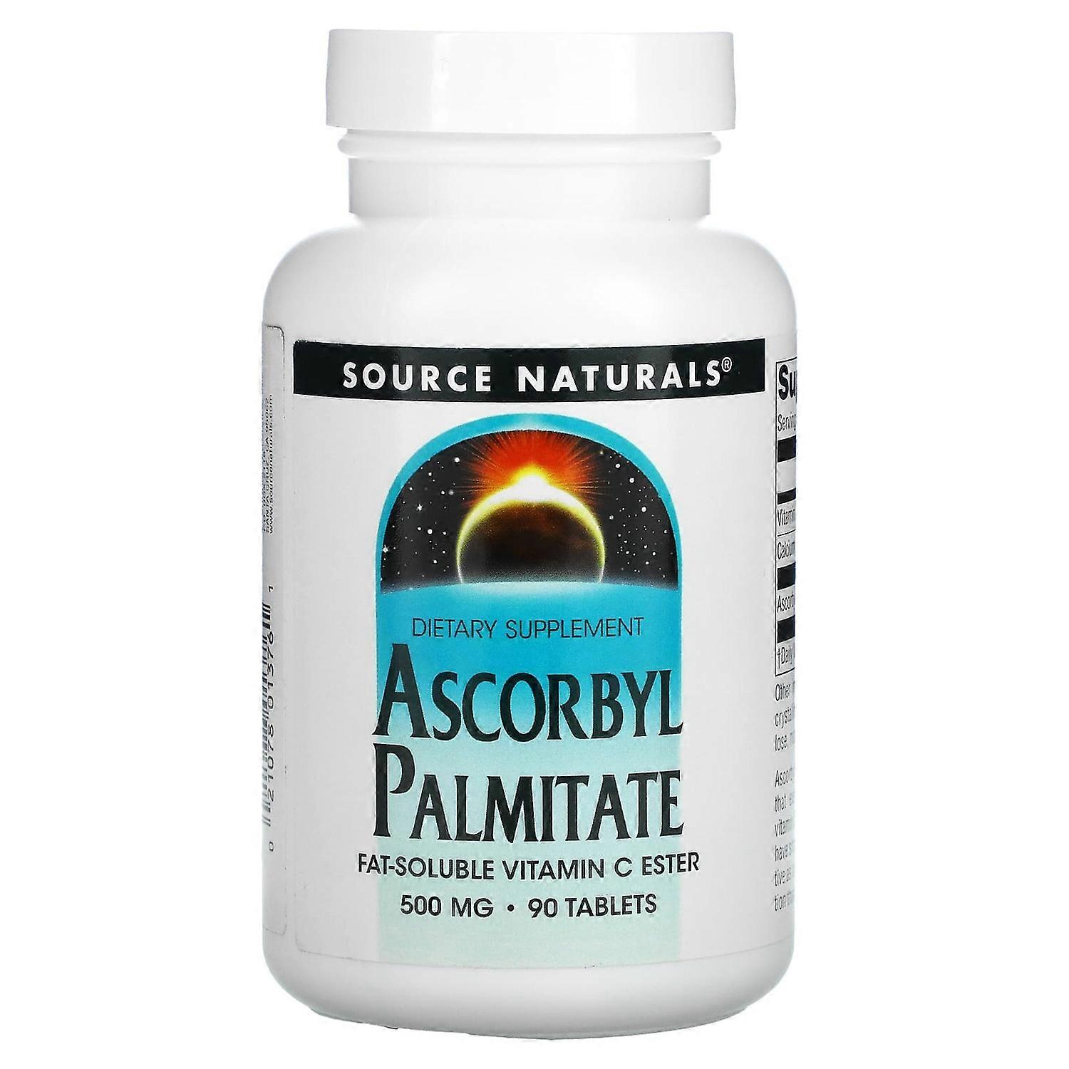 Source Naturals, Ascorbyl Palmitate, 500 mg, 90 Tablets