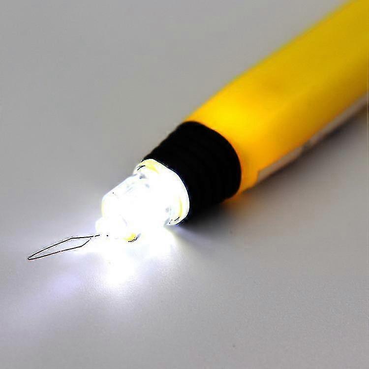 Portable Led Needle Threader For Sewing Machine Stitch Insertion Accessories Diy Sewing Tools A