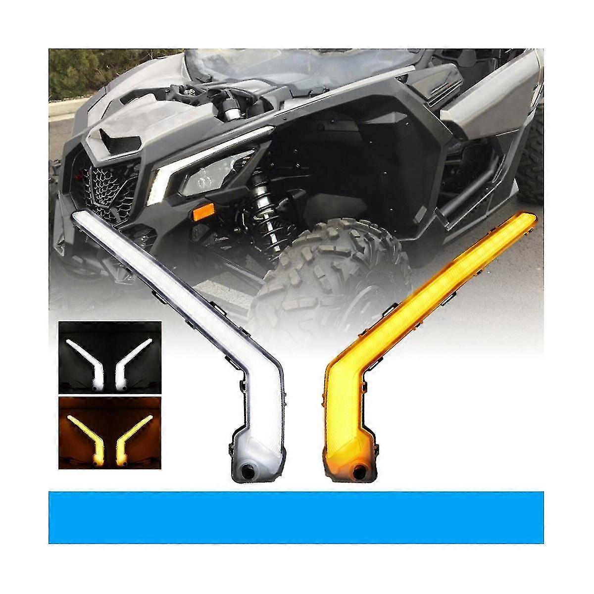 Utv Led Front Signal Light Turn Signal Lights For X3 Xds 2017 2018 710004994 & 710004995