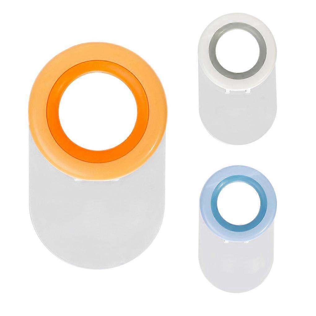 Ring Shape Toilet Cover Lifter Self-adhesive Lid-mounted Lift Handle for Home Office Hotel Restaurant