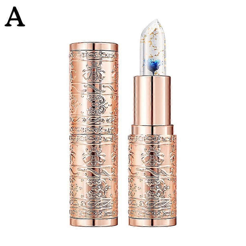 Moisturizing Temperature Color Change Lipstick Non Stick Cup Waterproof Flower Petal Lipstick Anti-d