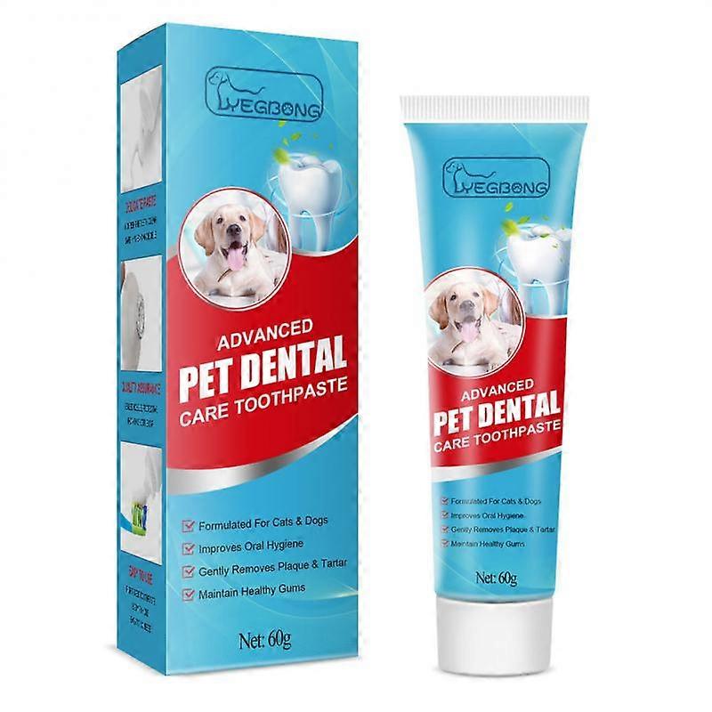 60g Pet Enzymatic Toothpaste For Dogs Helps Reduce Tartar And Plaque Helps Reduce Tartar And Plaque Buildup