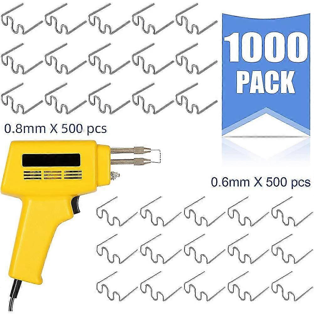 1000pcs Plastic Welder Repair Wave Staples For Welding Tool Kit