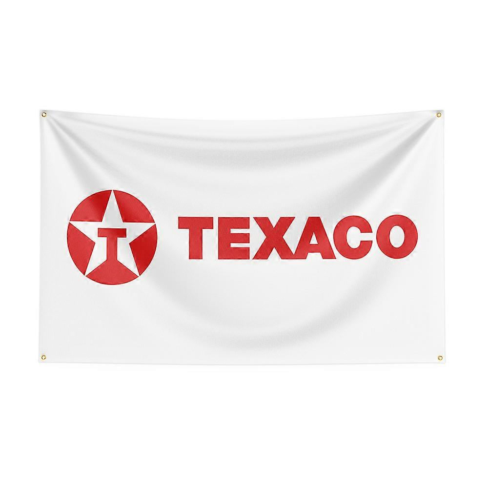 90x150cm Texacos  Flag Polyester Printed Oil Banner For Decor