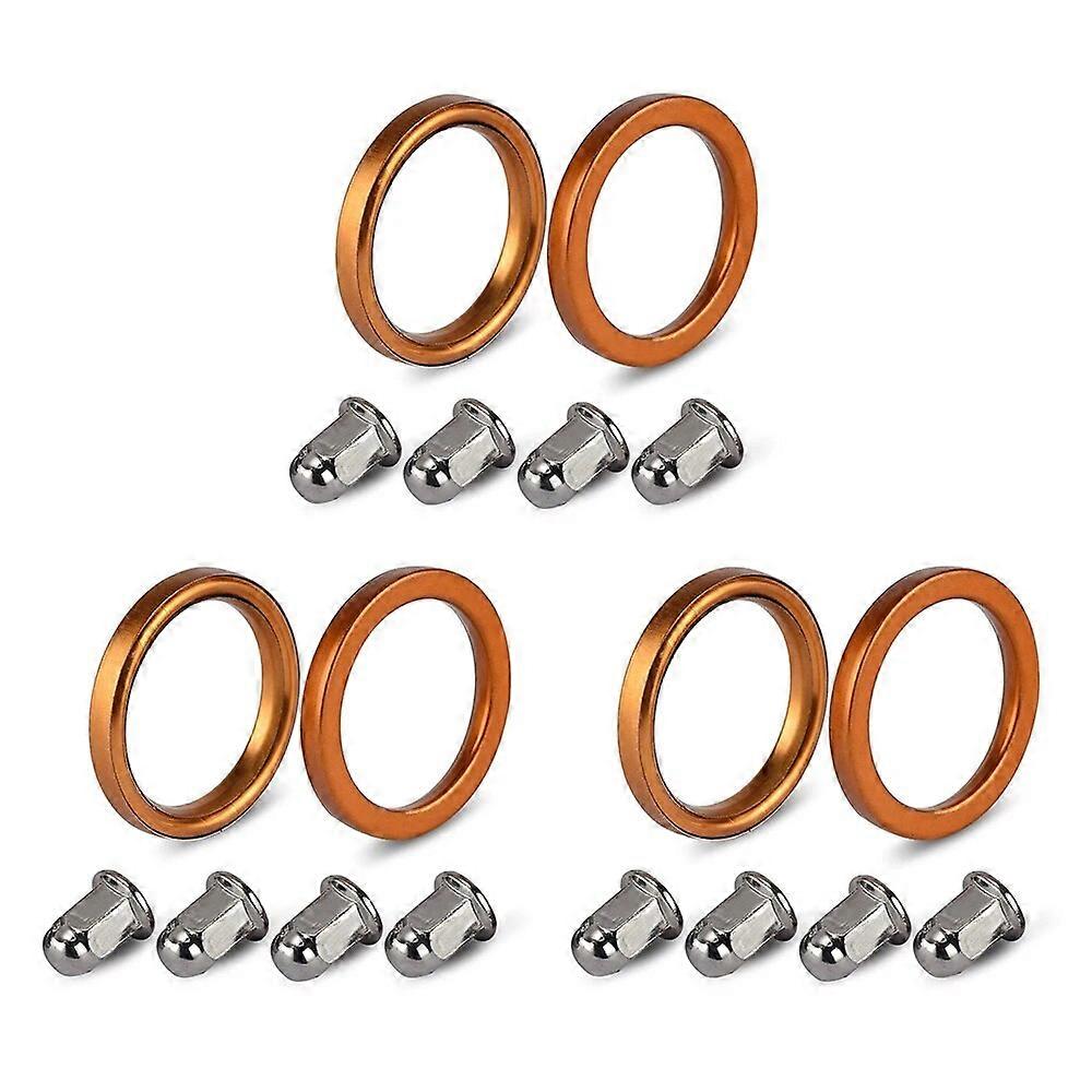 Exhaust Muffler Pipe Gasket Nut For Honda XR200R 1981-2002 XR250R 1981-1982 XL250R 1982-1987 XL500R 1982-1982 XR500R 1981-1984