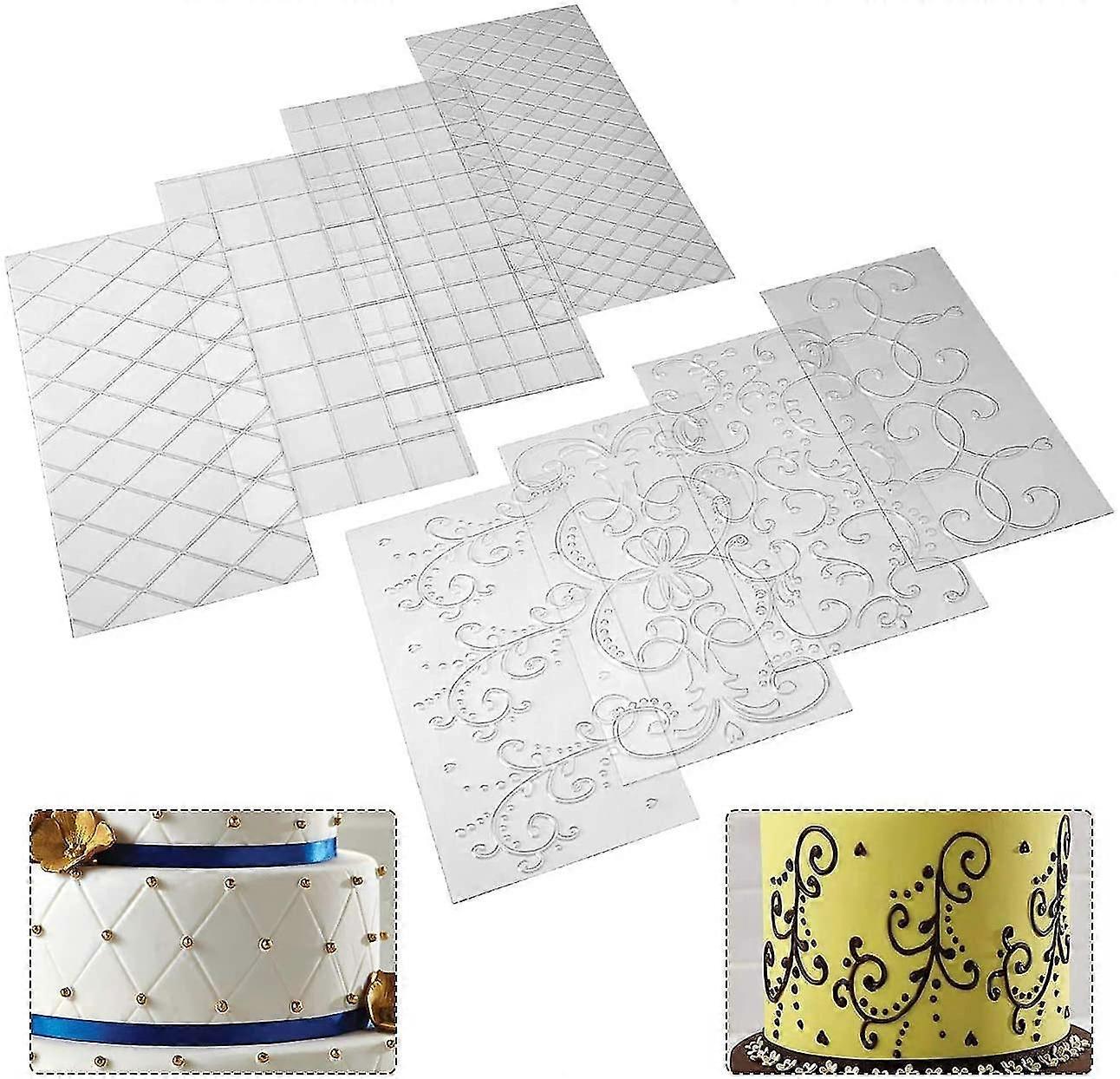 Cake Fondant Impression Mat Mold, Embossing Mat Cake Decorating