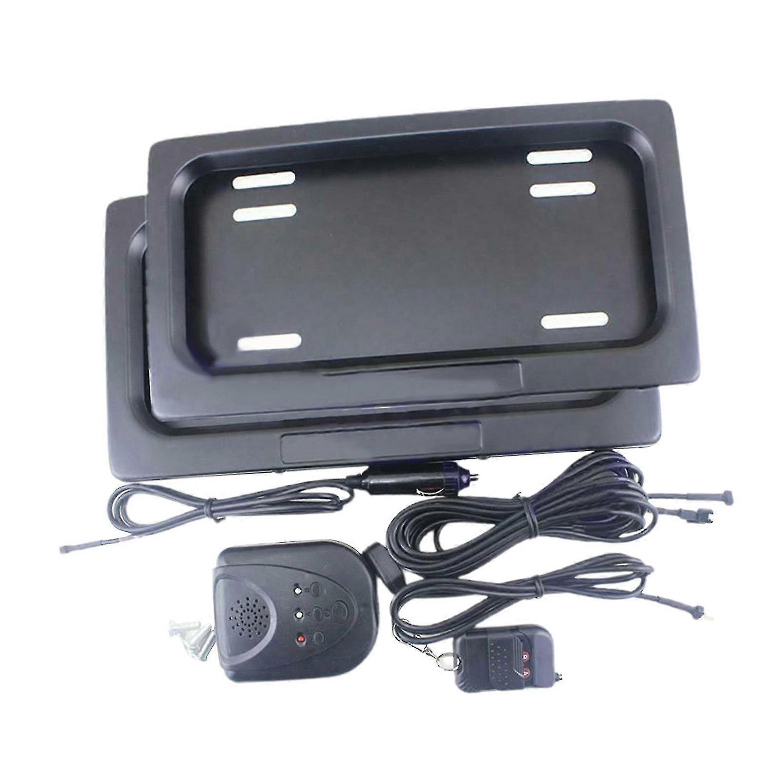 Electric Usa Type License Plate Frame Shutter Blinds Kit For Car Shows