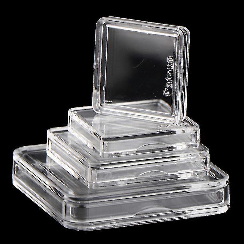 10pcs Square Clear Protector Containers Case pour Token Board Game Holder Boxes