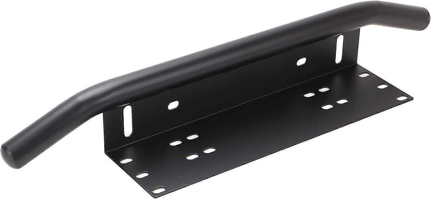License Plate Mounting Bracket LED Light Bar Front Holder Universal License Plate Mounting Bracket Front Bar Bumper for Off Road Light Bar