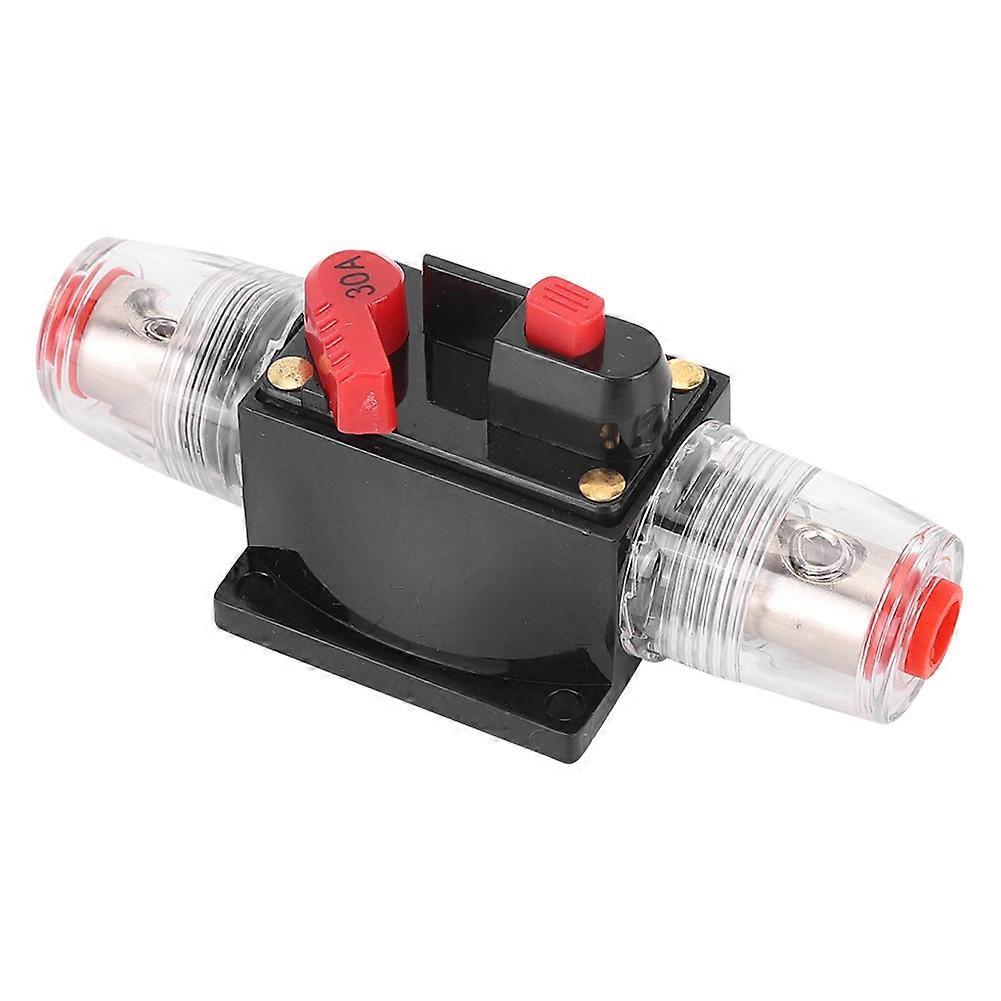 Auto Lkw Audio Verstärker Reset Circuit Breaker Sicherung Halter Auto Zubehör DC 12-24V30A