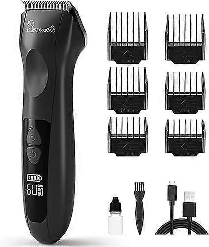 Professional super dog clipper Electric clipper for dogs and cats with LCD display and 3-speed rotation super quiet electric
