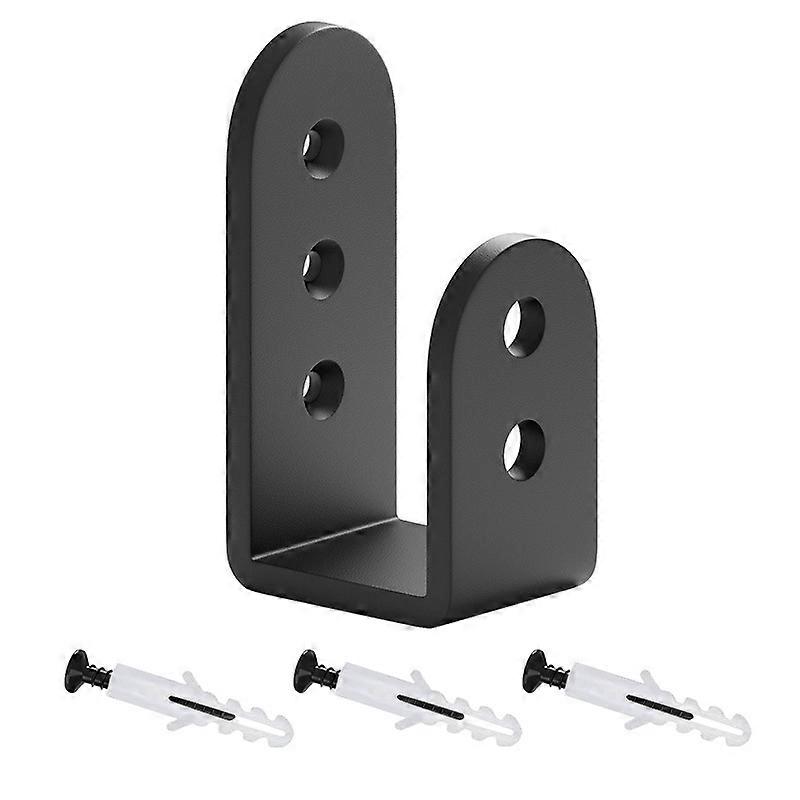 2 Pack U-Shaped Door Bracket, Barricade Door Bracket, Garage Door Bracket