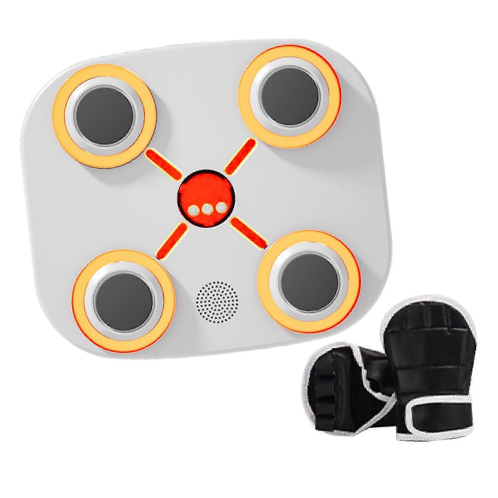 Electronic Boxing Machine Smart Boxing Trainer for Sanda Exercise Kickboxing w Half Finger Gloves