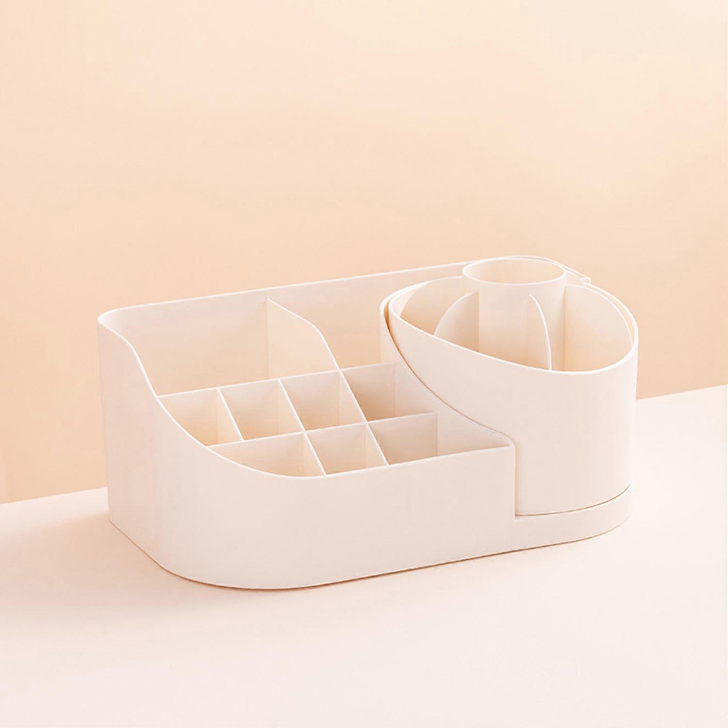 white cosmetic storage box