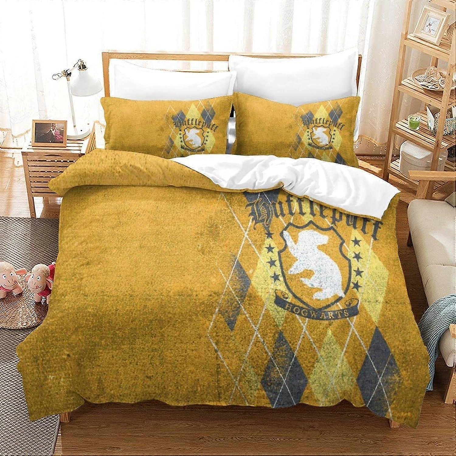 3D Digital Harley Davidson Print Three-Piece Bedding Microfibre Duvet Cover And Pillowcase Duvet Cover Bedding Set 3 Pcs Set (135*200 cm)