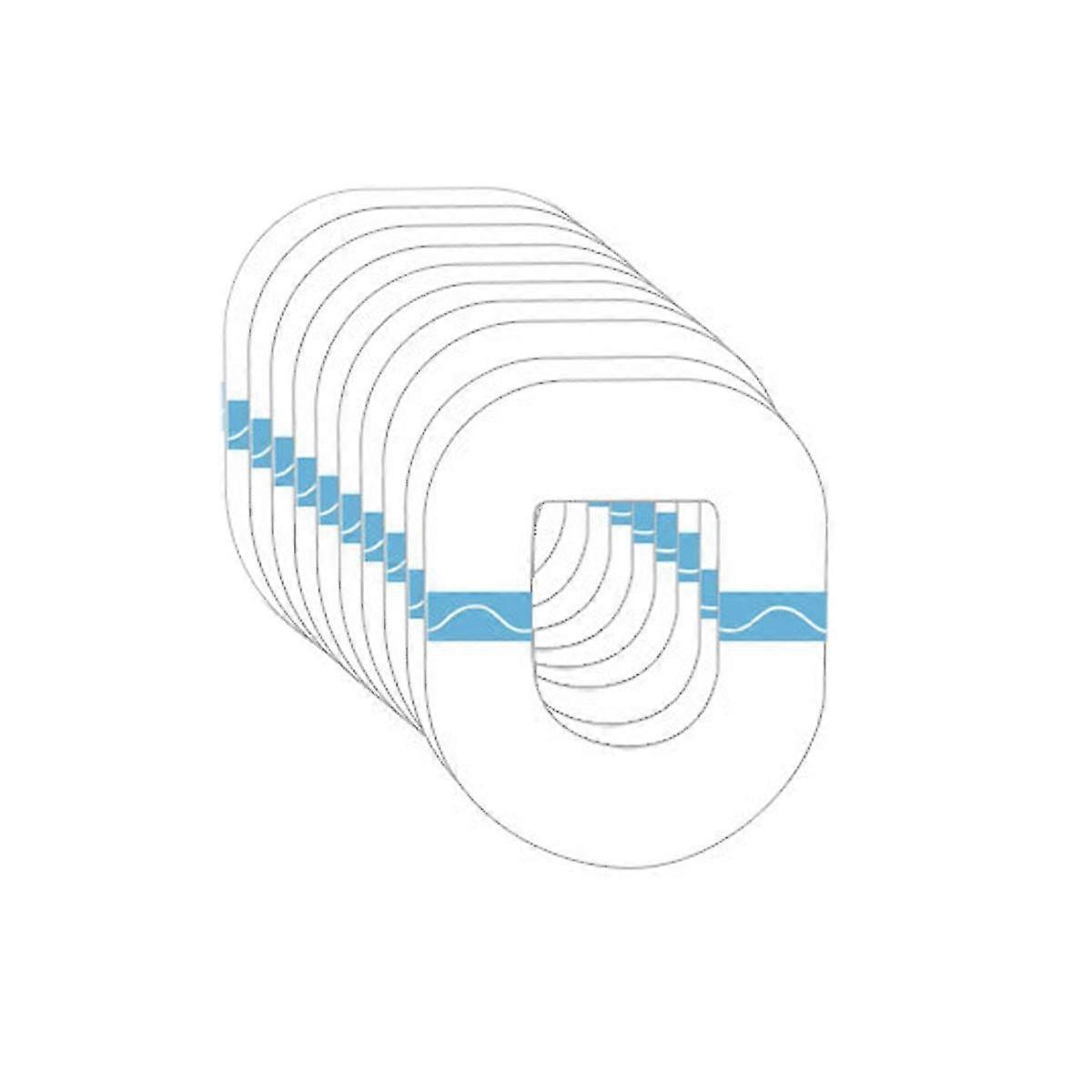 10pcs sensor zelfklevende patch duidelijke onzichtbare glucosemonitor sticker overpatch