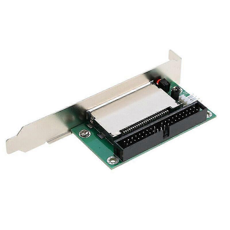40-Pin Cf Compact Flash Card To 3.5 Ide Converter Adapter Pci Bracket Back Panel