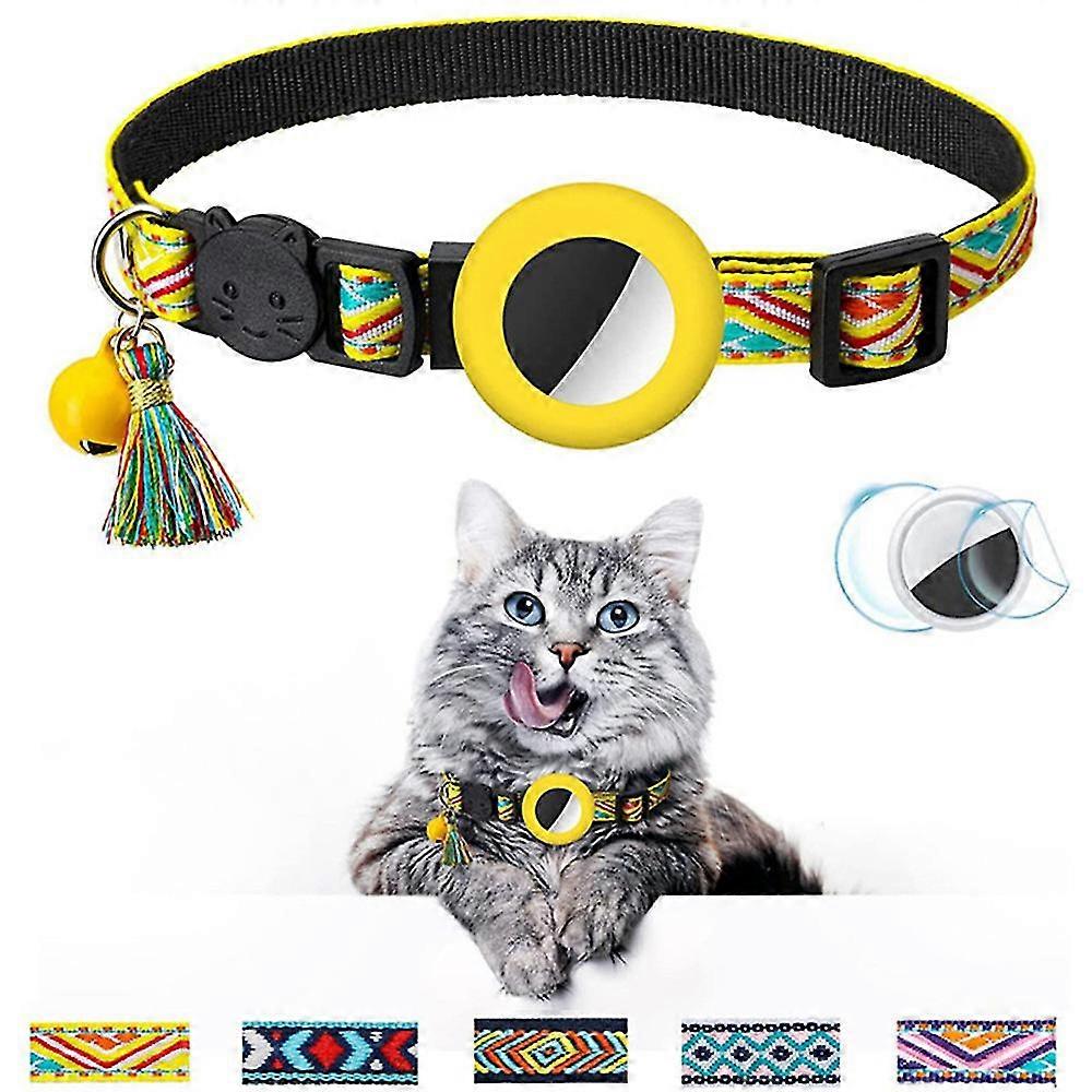Pet Cat Collar Choker With Bell Adjustable Silicone Case For