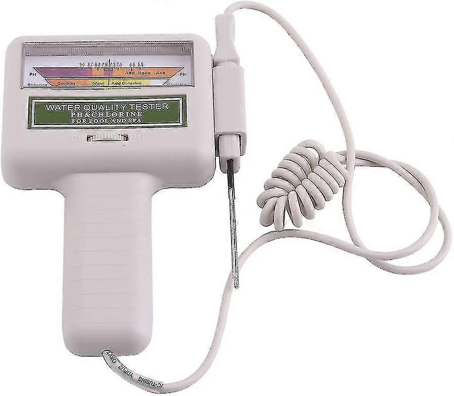 Portable Water Ph Chlorine Tester Swimming Pool Quality Spa Level Meter Analysis Measurement Monitor Detector Check Test Kit