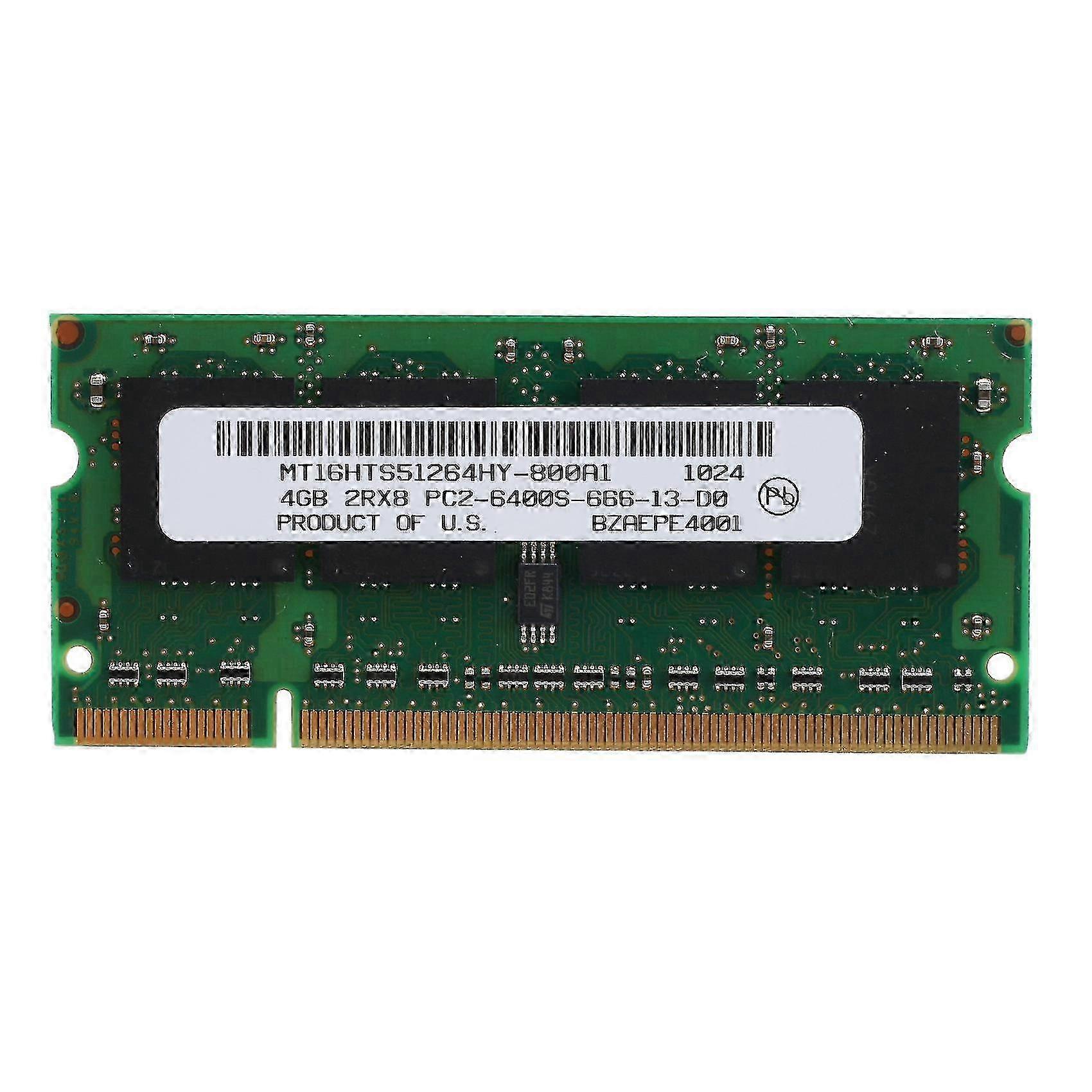 4GB DDR2 Laptop Ram 800Mhz PC2 6400 SODIMM 2RX8 200 Pins for AMD Laptop Memory with GL40 GM45 GS45