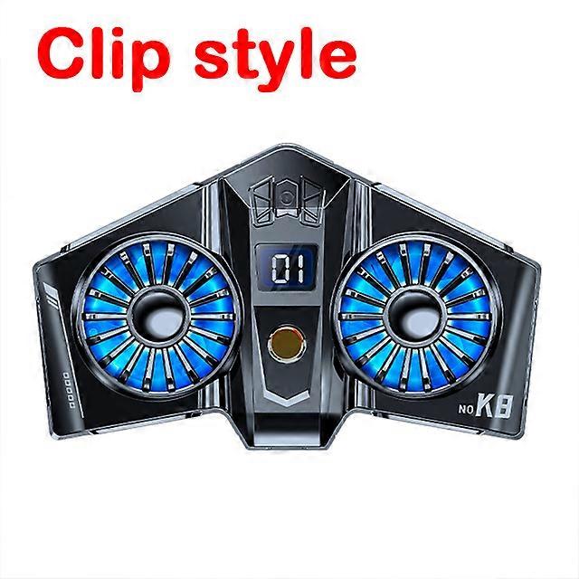 Dual Cooling Fan Semiconductor Mobile Phone Game Radiator Magnetic Smartphone Gamer Cooler Tablet/iPad Universal Rapid Heat Sink