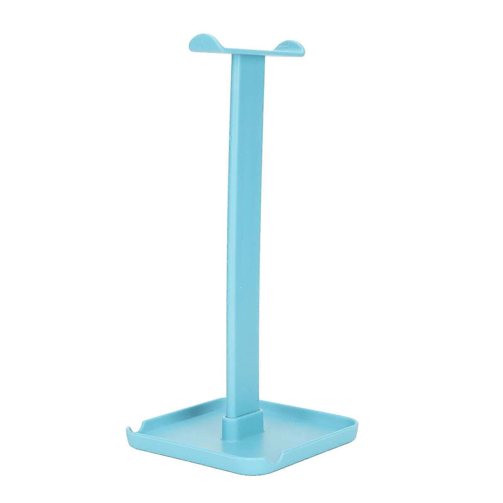 Headphone Stand Multifunctional Space Saving Sturdy Durable Stable Bright Color Headset StandBlue