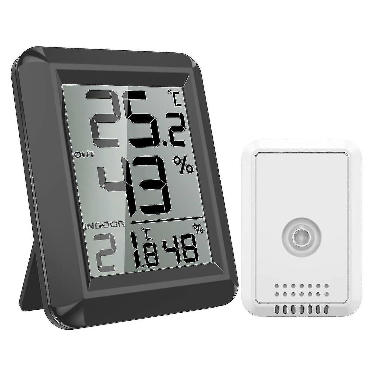 Oria Digital     Indoor/outdoor Humidity Meter Temperature Mon  With Wireless Sensor 328ft/100m Range C/f Selectable 60s Auto Refresh For Home Office