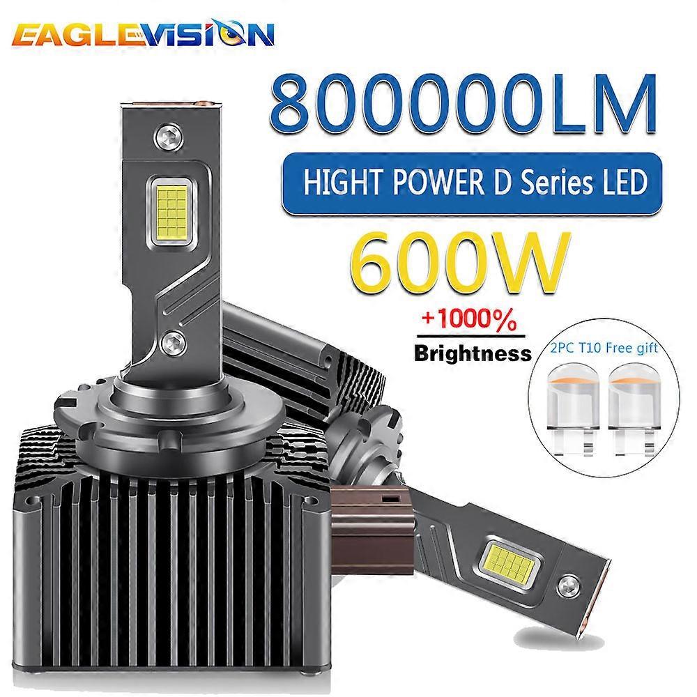 Heads for Super Led LED Car Xenon Bulb Plug&Play Led CANBUS Lenses D1S D2S D3S D4S 600W 6000K 12V 24V