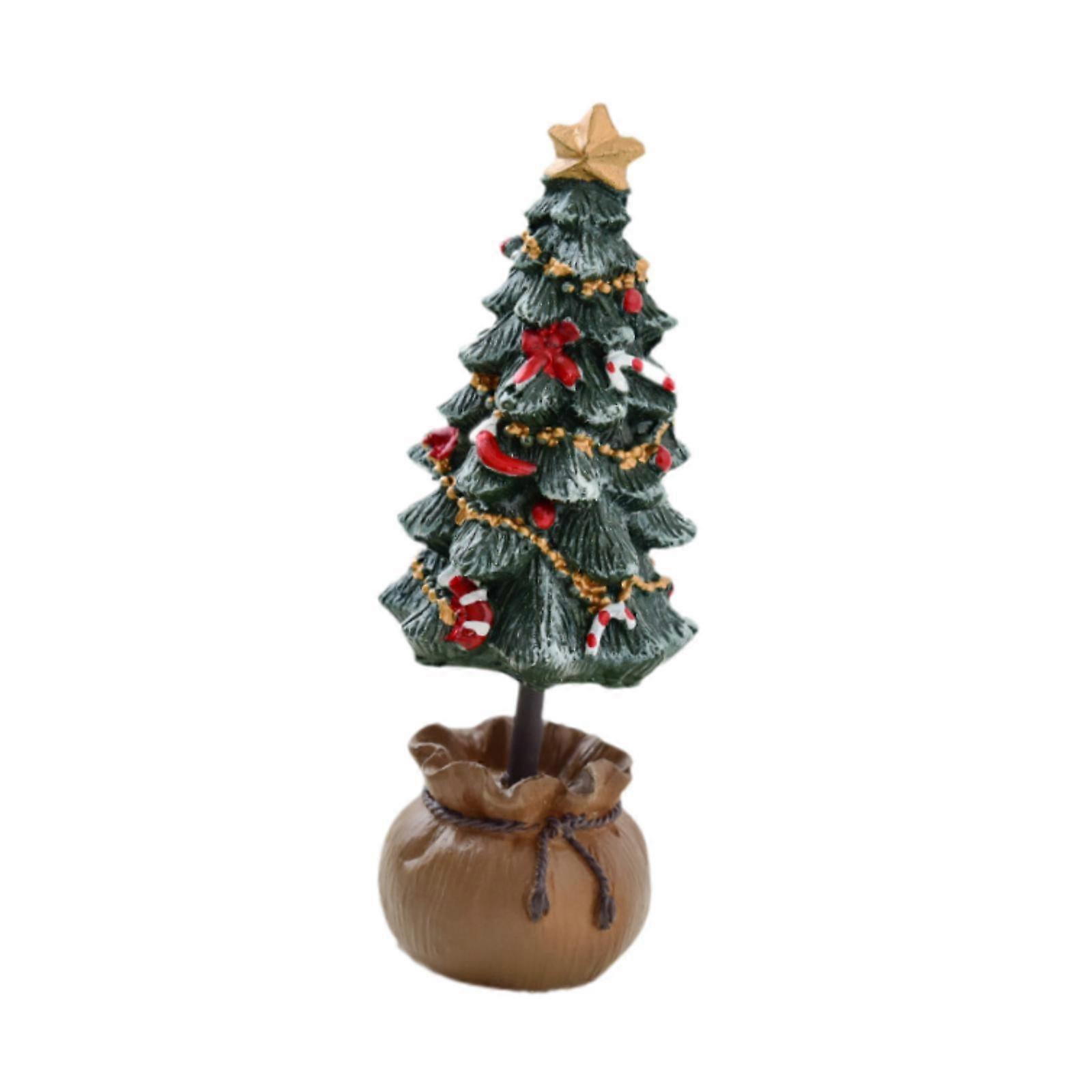 Small Tabletop Artificial Christmas Tree Christmas Ornament Xmas Tree Statue