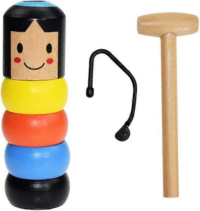 Magic Toy Juguete MÃ¡gico De Madera Immortal Daruma Immortal